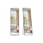 P&otilde;randapeegel SONGMICS, Ristk&uuml;likukujuline, Must, 150 &times; 40 cm