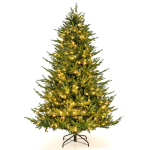 Kunstj&otilde;ulupuu, 1130 haruotsa, 380 LED-tuld, Roheline, 135 &times; 213 &times; 135 cm