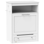 Koertele m&otilde;eldud topeltkauss PawHut 61x35.5x82cm, valge/h&otilde;bedane