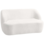 Kahekohaline diivan, Valge, 142 &times; 73,5 &times; 85 cm