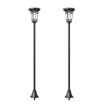 P&auml;ikeseenergia v&auml;livalgustid, 2 tk, Mustad, 23,5 &times; 23,5 &times; 180 cm