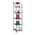 Vabalt seisev riiul Relaxdays, 5 riiulit, 33 &times; 145 &times; 28 cm