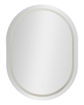 Ovaalne LED-seinapeegel Mauro Ferretti Simple, 3 valguse v&auml;rvustemperatuuri, 60 &times; 80 &times; 3,5 cm
