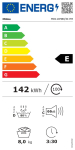 Kuivati Midea MD110H80/W-HR, 8 kg, eestlaetav, soojuspumbaga, Valge