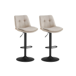 Baaritoolide komplekt 43x48,5x114cm., must/beež