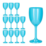 Valge veini klaasid Relaxdays 10044215.0, 12 tk, 19 &times; 8 cm