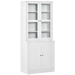 K&ouml;&ouml;gikapp Homcom 76x40x178,5cm, valge v&auml;rv