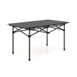 Turismiks kokkupandav laud 95x55x50cm, musta v&auml;rvi