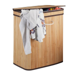 Pesukorv 63x55x35cm, 95L., helepruun/pruun/valge