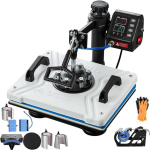 T-s&auml;rkide kuumpress 30,5x38,1 cm 1000W 360&deg; p&ouml;&ouml;rlemise ja voltimispinnaga