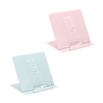 Raamatuhoidik Relaxdays 10049522.0, 2 tk, Sinine/roosa, 21 &times; 18 &times; 16,5 cm