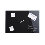 Magnetklaasist tahvel Relaxdays, 3 magnetit, 80 &times; 50 cm