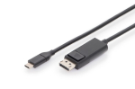 USB-C&ndash;DisplayPort adapterkaabel Digitus AK-300333-020-S, USB-C&ndash;DisplayPort