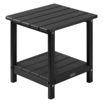 V&auml;lilaud, must, HDPE, ilmastikukindel, 450x380x440 mm