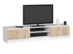 TV-alus RTV K120, valge/tamm