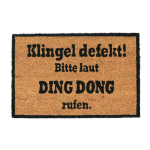 Uksematt Relaxdays &bdquo;Ding Dong&ldquo; 10023846.0, 60 &times; 1,5 &times; 40 cm