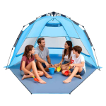 Rannatelk VEVOR YL-beach5A, 4 inimesele, 250 &times; 145 &times; 130 cm