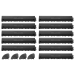 &Uuml;leminekuservade komplekt VEVOR PJGS-01, 11 osa, Must, 32 &times; 15 &times; 8,5 cm