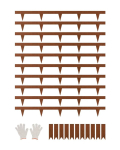 Terasest painduv maastiku &auml;&auml;ris, 40 x 4,5 tolli, 10 tk.