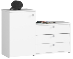 Kingakapp S16, valge