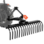 Maastikureha VEVOR LR4S, 17 piiga, 132,5 &times; 41,5 &times; 16 cm