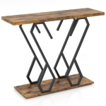 Konsoollaud, Valge ja kuldne, 100 &times; 79 &times; 30 cm