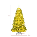 J&otilde;ulupuu, 700 LED-tuld, Roheline, 99 &times; 180 cm