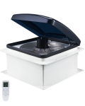 RV katuseventilaator 14" 12V, 10 kiirust, puldiga