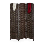Ruumijagaja Relaxdays 10035324_93, 3 paneeli, Pruun, 120 &times; 170 &times; 2 cm
