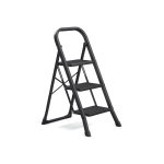 Kokkupandav astmepink SONGMICS, 3 astet, must, 46,5 &times; 105 &times; 74,5 cm