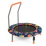 Laste mini batuut, 21 LED-tuld, &Oslash; 92 &times; 92 cm