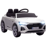 Laste elektriauto Aiyaplay 98x49,5x43cm, valge/must v&auml;rvi