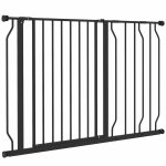 Turvav&auml;rav koertele PawHut 115x76cm, musta v&auml;rvi