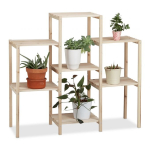 Lillealus 7 riiuliga 86x95x29cm., helepruuni v&auml;rvi