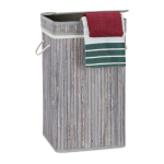 Pesukorv 63x36x36cm, 70L., hall/valge