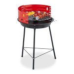 S&ouml;egrill Relaxdays, kolmjalgne alus, &Oslash; 37 &times; 53 cm