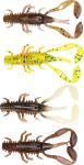 Pehmed landid Fox Rage Micro Critters UV Mixed Colour Pack, 5 cm, 4 tk