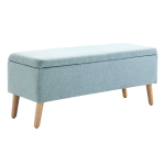 Pehme pink panipaigaga Homcom 110x39x45cm, roheline/heledat pruuni v&auml;rvi