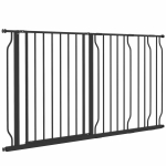 Koerte turvav&auml;rav PawHut 145x3x76cm, must