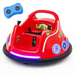 Laste elektriauto 73x73x43cm, punase/musta v&auml;rvusega