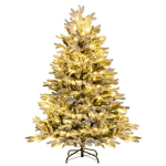 Tehis LED kuusk 95x135cm, roheline/valge v&auml;rv