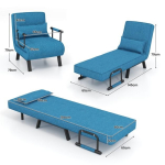 Tugitool 79x65x79cm, sinine/must