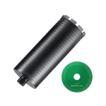 Teemantkroonpuur, 10,8 cm, tellise ja betooni jaoks, adapter, s&uuml;gavus 24,1 cm