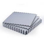 Modulaarsed libisemiskindlad PVC garaažip&otilde;randaplaadid, 16 tk, 513x513 mm, helehall