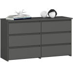 Kummut CL100, 6 sahtliga, hall, 100 &times; 57 &times; 35 cm
