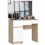 Tualettlaud peegliga P-2/SL, pruunikas-valge, 90 &times; 142 &times; 50 cm