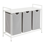 Pesuriiul Relaxdays, 3 eemaldatavat kotti, 92,5 &times; 72 &times; 33 cm