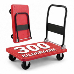 Transpordik&auml;ru Relaxdays 10053452_47, XL-platvorm, 300 kg, 86 &times; 91 &times; 61 cm