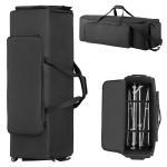 Trummivarustuse kott VEVOR ZL-SND-0683, 4 taskut, Must, 50 &times; 43 &times; 26 cm