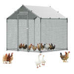 Metallist kanakuudi karkass VEVOR JD222, PE-kattega, 2 &times; 2 &times; 2 m